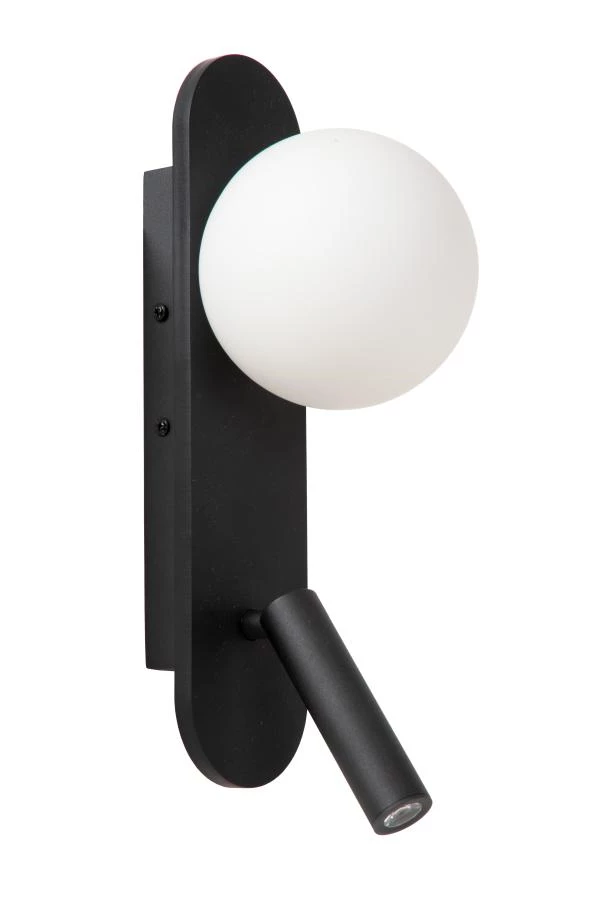 Lucide KELLY - Bedside lamp / Wall light - LED - 1x3,5W 3000K - Black - turned off